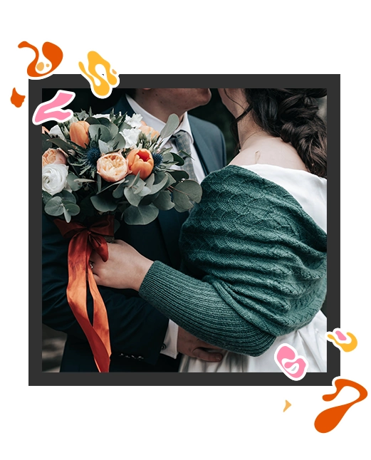 Gilet Mariage - Vêtements personnalisés faits-main
