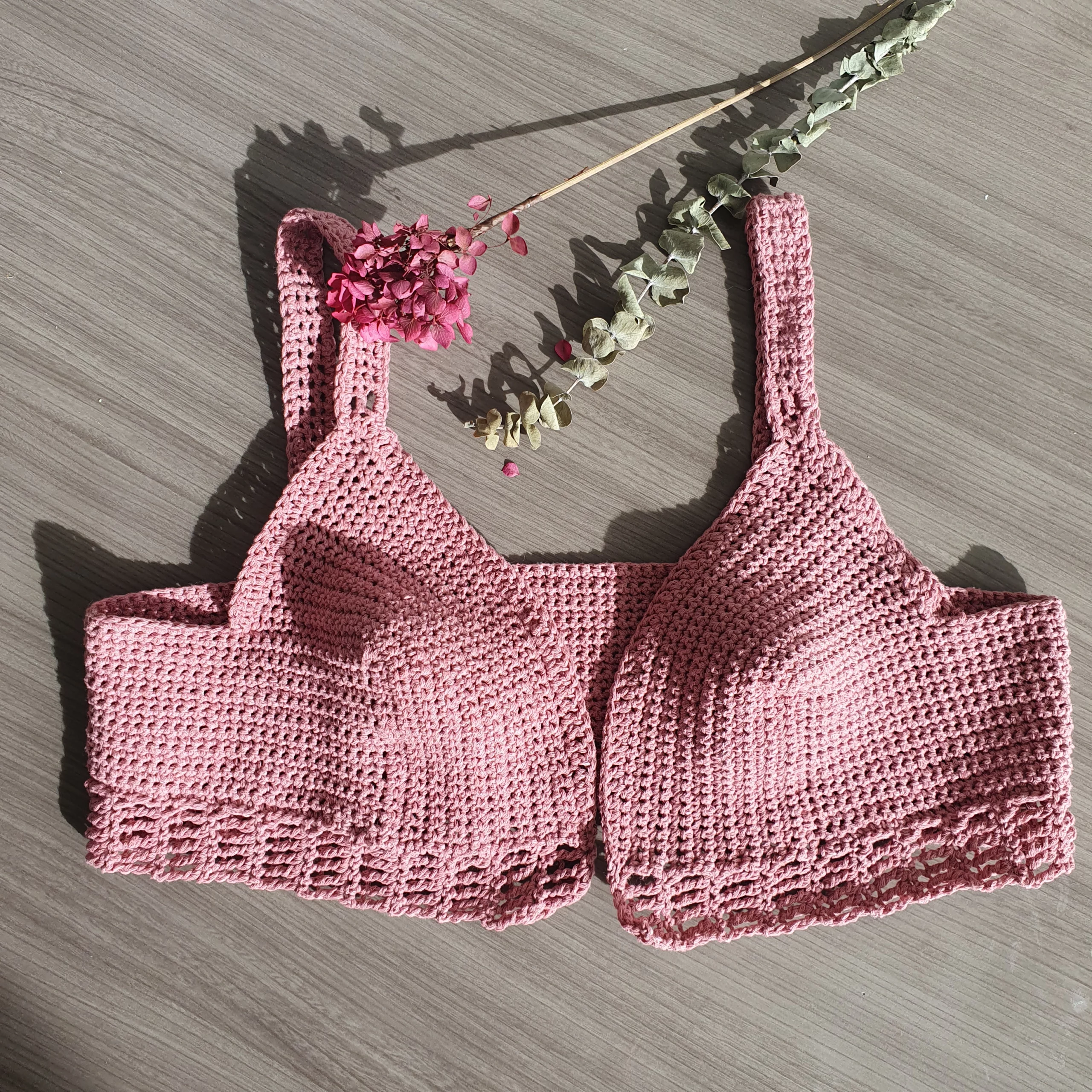 Brassière Once Again rose